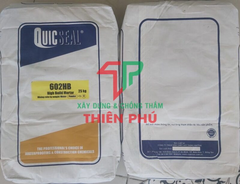 Quicseal 602HB - Vữa Khô Trộn Sẵn