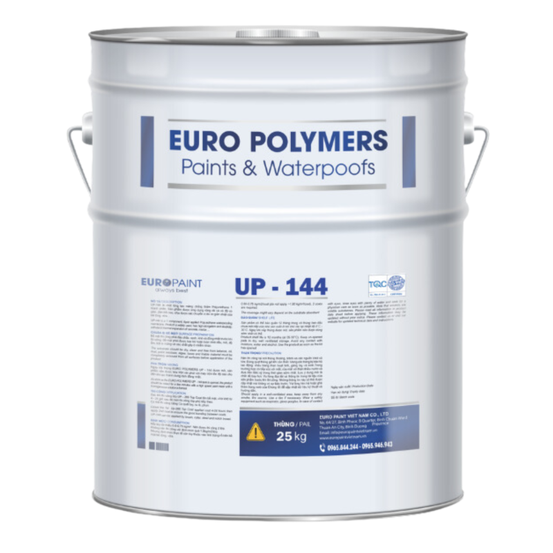 Euro Polymers UP 166 - Lớp Phủ Polyurethane 1 Thành Phần