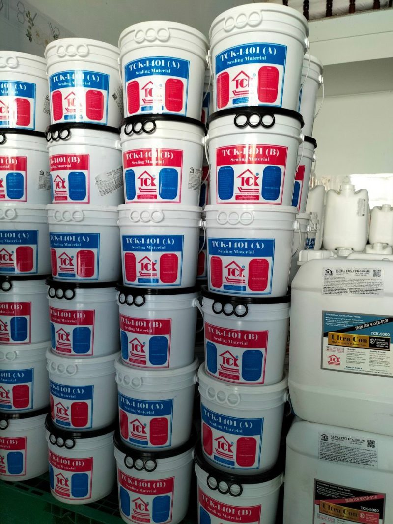 Keo Epoxy Trám Vết Nứt TCK1401 - Xử Lý Nứt Bê Tông