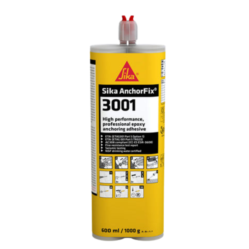 Sika Achorfix 3001 - Keo Khoan Cấy Thép Chuyên Dụng, Chất Lượng Cao