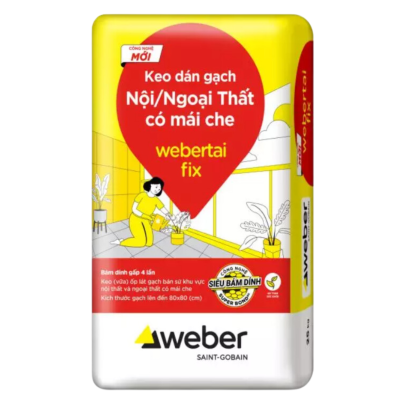 Webertai Fix - Keo (Vữa) Dán Gạch Gốc Xi Măng